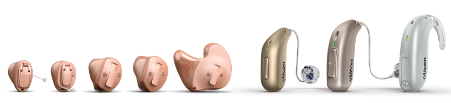 Oticon line of hearing aids